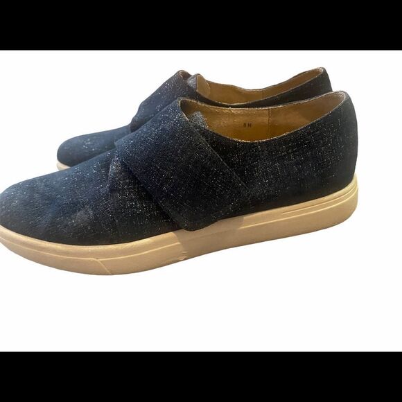 Vaneli Sport Women’s Slip On Sneakers Blue Shoe Hook & Loop Closure Size 7 N - Picture 5 of 16